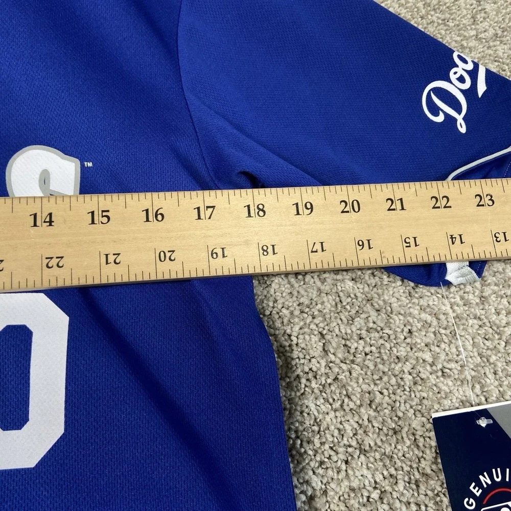 LA Dodgers Mookie Betts 50 Jersey Blue Youth Size XL 16/18 Blue Los Angeles
